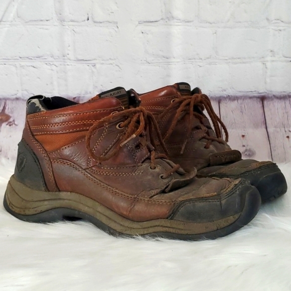 Ariat Copper Terrain Brown Waterproof Mens Hiker Boots 34527(10002183) Size 7.5 - Picture 3 of 17